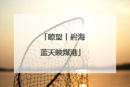 瞭望丨碧海蓝天映煤港