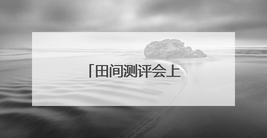 田间测评会上选优种学农技