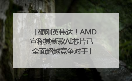 硬刚英伟达！AMD宣称其新款AI芯片已全面超越竞争对手