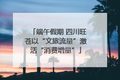 端午假期 四川旺苍以“文旅流量”激活“消费增量”