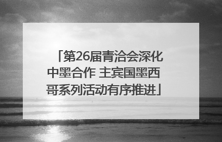 第26届青洽会深化中墨合作 主宾国墨西哥系列活动有序推进