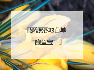 罗源落地首单“鲍鱼宝”