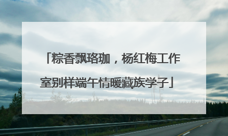 粽香飘珞珈，杨红梅工作室别样端午情暖藏族学子