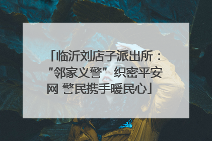 临沂刘店子派出所：“邻家义警”织密平安网 警民携手暖民心