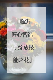 临沂：匠心智造，绽放技能之花