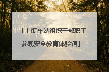 上街车站组织干部职工参观安全教育体验馆