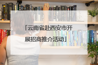 云南省赴西安市开展招商推介活动