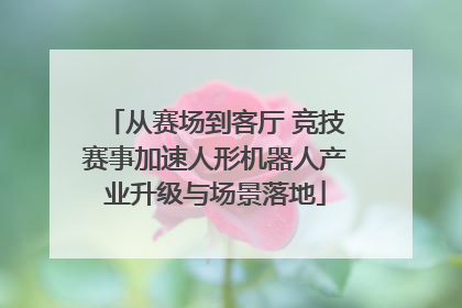 从赛场到客厅 竞技赛事加速人形机器人产业升级与场景落地