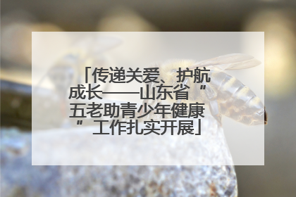 传递关爱、护航成长——山东省“五老助青少年健康”工作扎实开展
