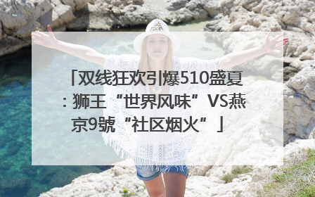 双线狂欢引爆510盛夏：狮王“世界风味”VS燕京9號“社区烟火”