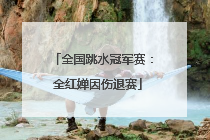 全国跳水冠军赛：全红婵因伤退赛