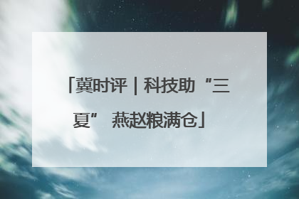 冀时评｜科技助“三夏” 燕赵粮满仓