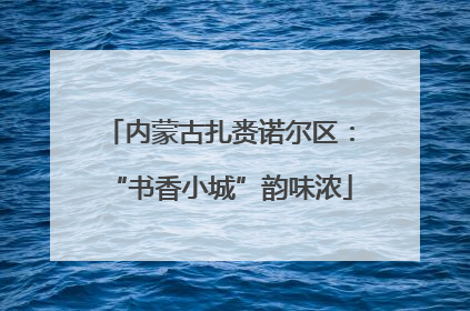 内蒙古扎赉诺尔区：“书香小城”韵味浓