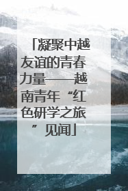 凝聚中越友谊的青春力量——越南青年“红色研学之旅”见闻