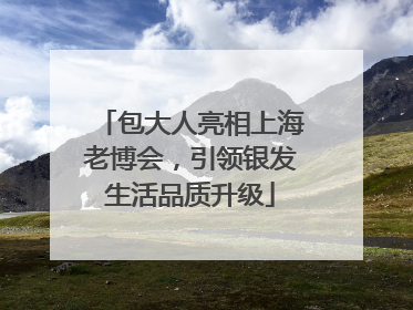 包大人亮相上海老博会，引领银发生活品质升级