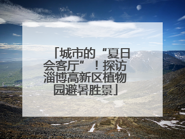 城市的“夏日会客厅”！探访淄博高新区植物园避暑胜景