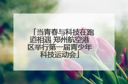 当青春与科技在跑道相遇 郑州航空港区举行第一届青少年科技运动会