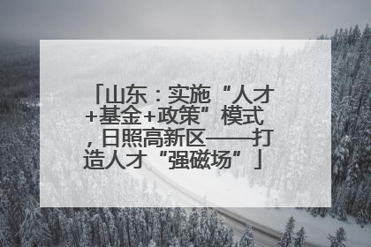 山东：实施“人才+基金+政策”模式，日照高新区——打造人才“强磁场”