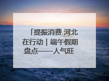 提振消费 河北在行动｜端午假期盘点——人气旺 活力足 端午经济“热浪”迭起