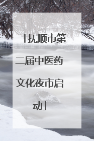 抚顺市第二届中医药文化夜市启动