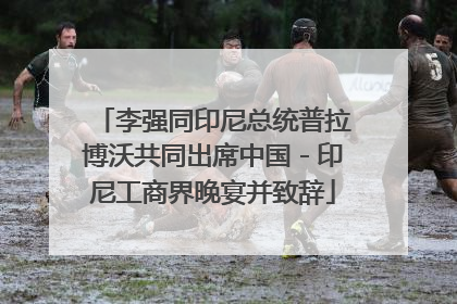 李强同印尼总统普拉博沃共同出席中国－印尼工商界晚宴并致辞