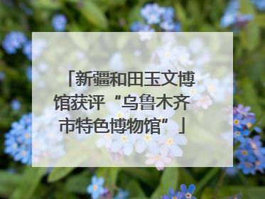 新疆和田玉文博馆获评“乌鲁木齐市特色博物馆”