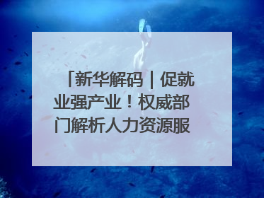 新华解码｜促就业强产业！权威部门解析人力资源服务业与制造业融合发展试点