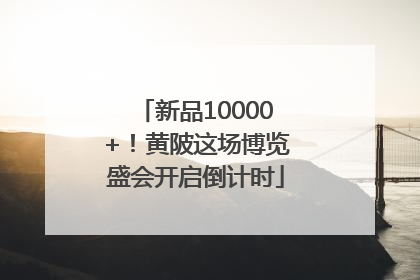 新品10000+！黄陂这场博览盛会开启倒计时