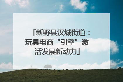 新野县汉城街道：玩具电商“引擎”激活发展新动力