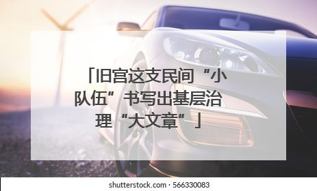 旧宫这支民间“小队伍”书写出基层治理“大文章”