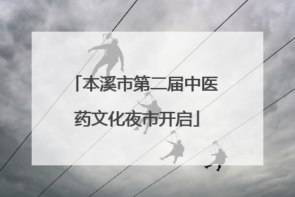 本溪市第二届中医药文化夜市开启