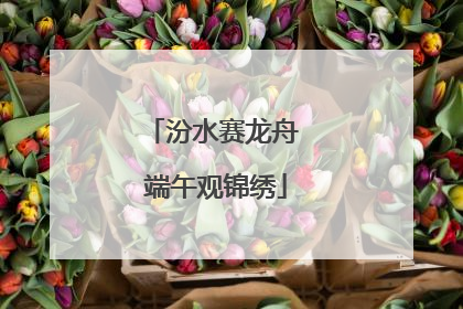 汾水赛龙舟 端午观锦绣