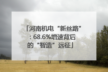 河南机电“新丝路”：68.6%增速背后的“智造”远征