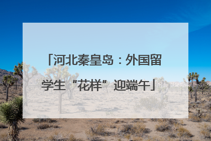 河北秦皇岛：外国留学生“花样”迎端午