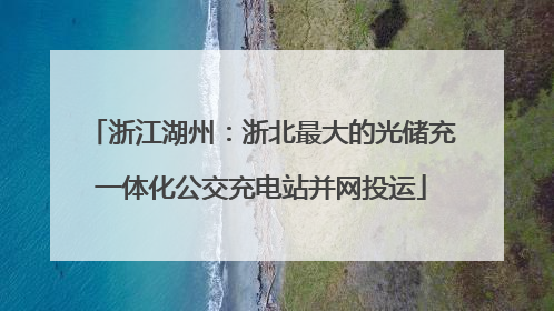 浙江湖州：浙北最大的光储充一体化公交充电站并网投运