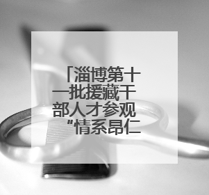 淄博第十一批援藏干部人才参观“情系昂仁筑梦高原”淄博援藏主题档案展