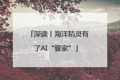 深读丨海洋精灵有了AI“管家”