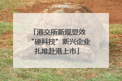 港交所新规显效 “硬科技”新兴企业扎堆赴港上市