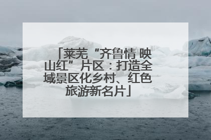 莱芜“齐鲁情 映山红”片区：打造全域景区化乡村、红色旅游新名片