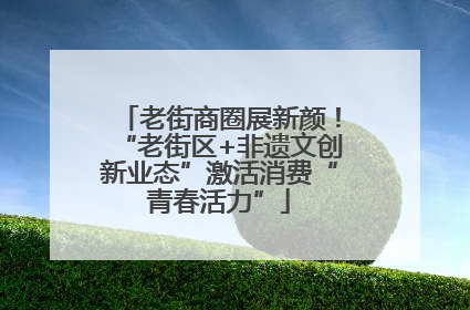 老街商圈展新颜！“老街区+非遗文创新业态”激活消费“青春活力”