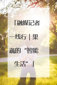 融媒记者一线行｜果蔬的“智能生活”