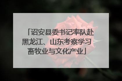 诏安县委书记率队赴黑龙江、山东考察学习畜牧业与文化产业