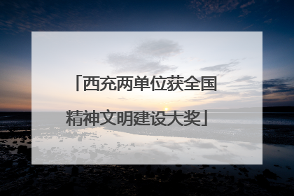 西充两单位获全国精神文明建设大奖