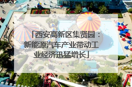 西安高新区集贤园：新能源汽车产业带动工业经济迅猛增长
