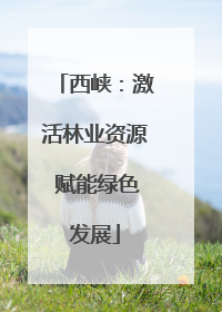 西峡：激活林业资源 赋能绿色发展