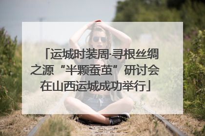 运城时装周·寻根丝绸之源“半颗蚕茧”研讨会在山西运城成功举行
