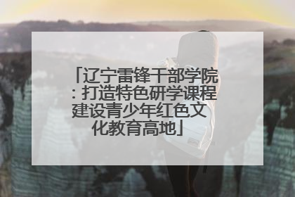 辽宁雷锋干部学院：打造特色研学课程 建设青少年红色文化教育高地