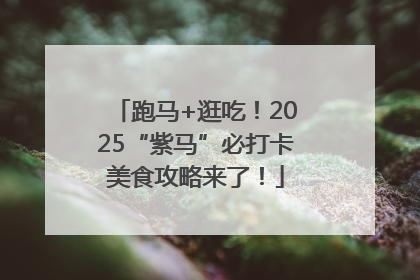 跑马+逛吃！2025“紫马”必打卡美食攻略来了！
