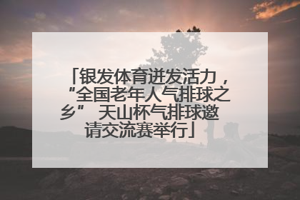 银发体育迸发活力，“全国老年人气排球之乡” 天山杯气排球邀请交流赛举行