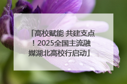 高校赋能 共建支点！2025全国主流融媒湖北高校行启动